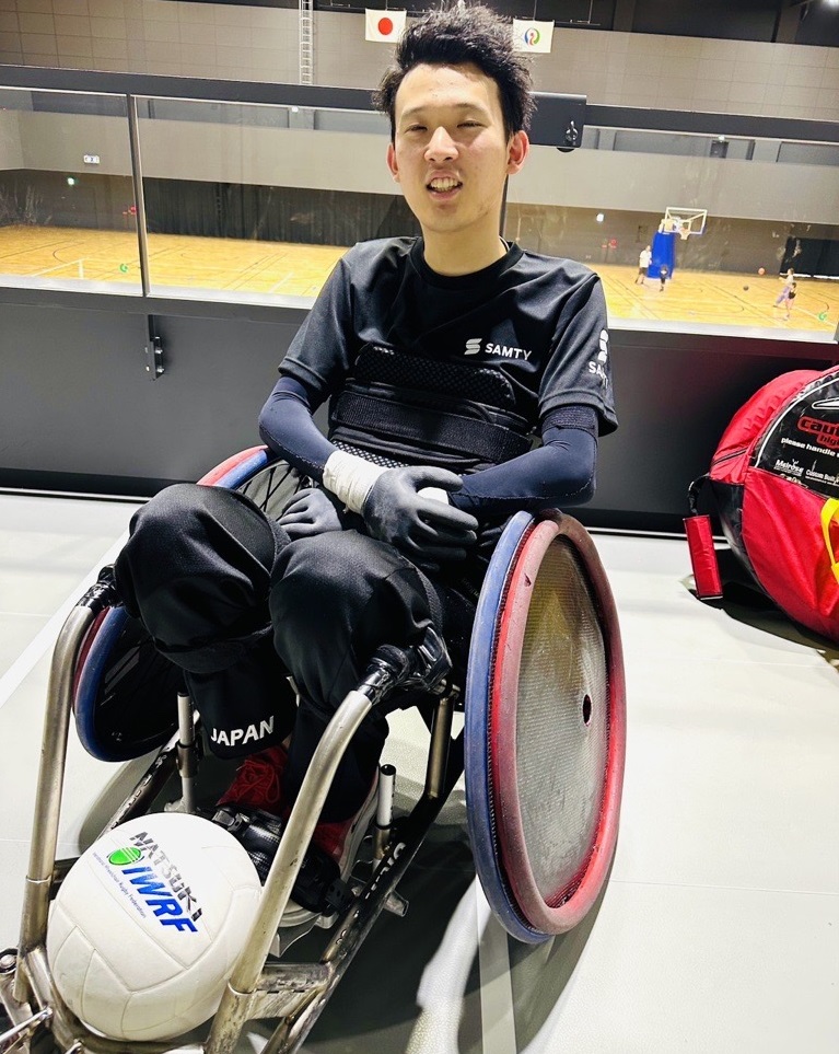 安藤　夏輝 選手（車いすラグビー）